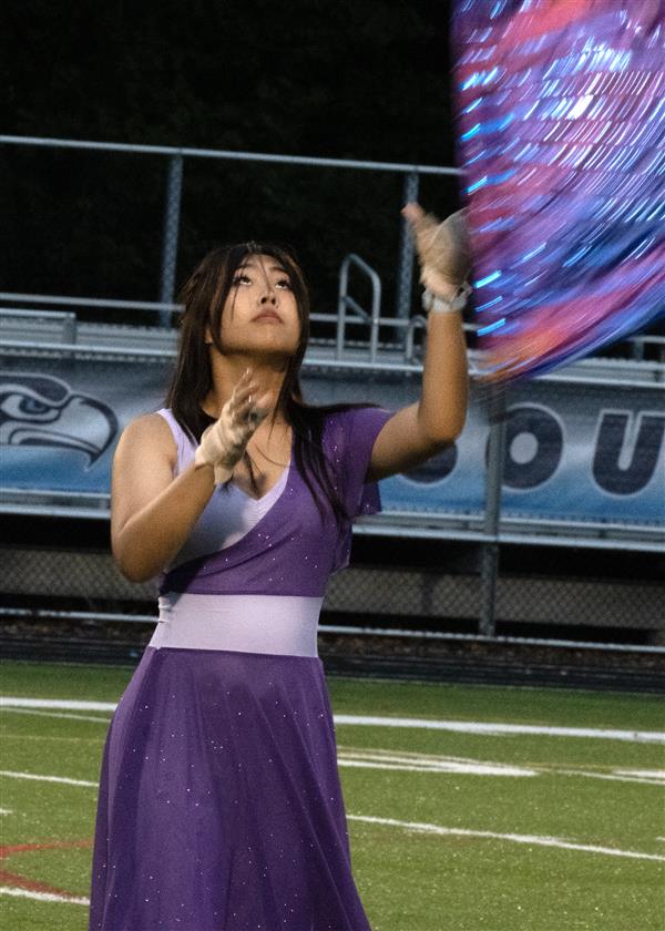 Crofton High School Marching Band Performing